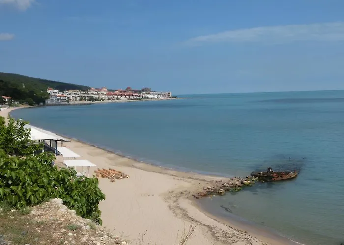 Panorama On Complex With Pools And Beach,